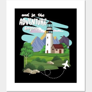 Adventure is my therapy Adventure Explore the world travel lover summer spring Posters and Art